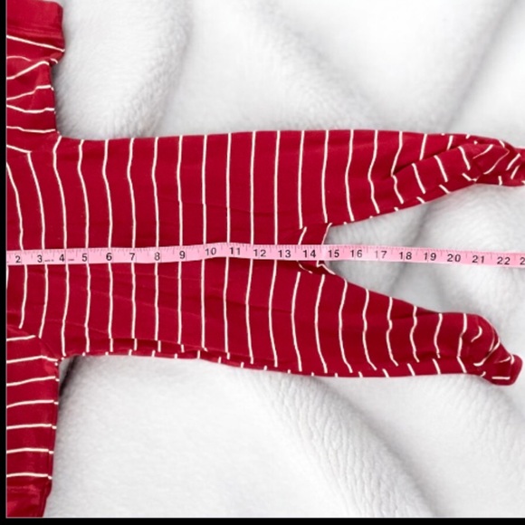 Carter's Blue and Red Winter/Holiday Print Footie Pajamas  Set of 3 - Picture 10 of 11